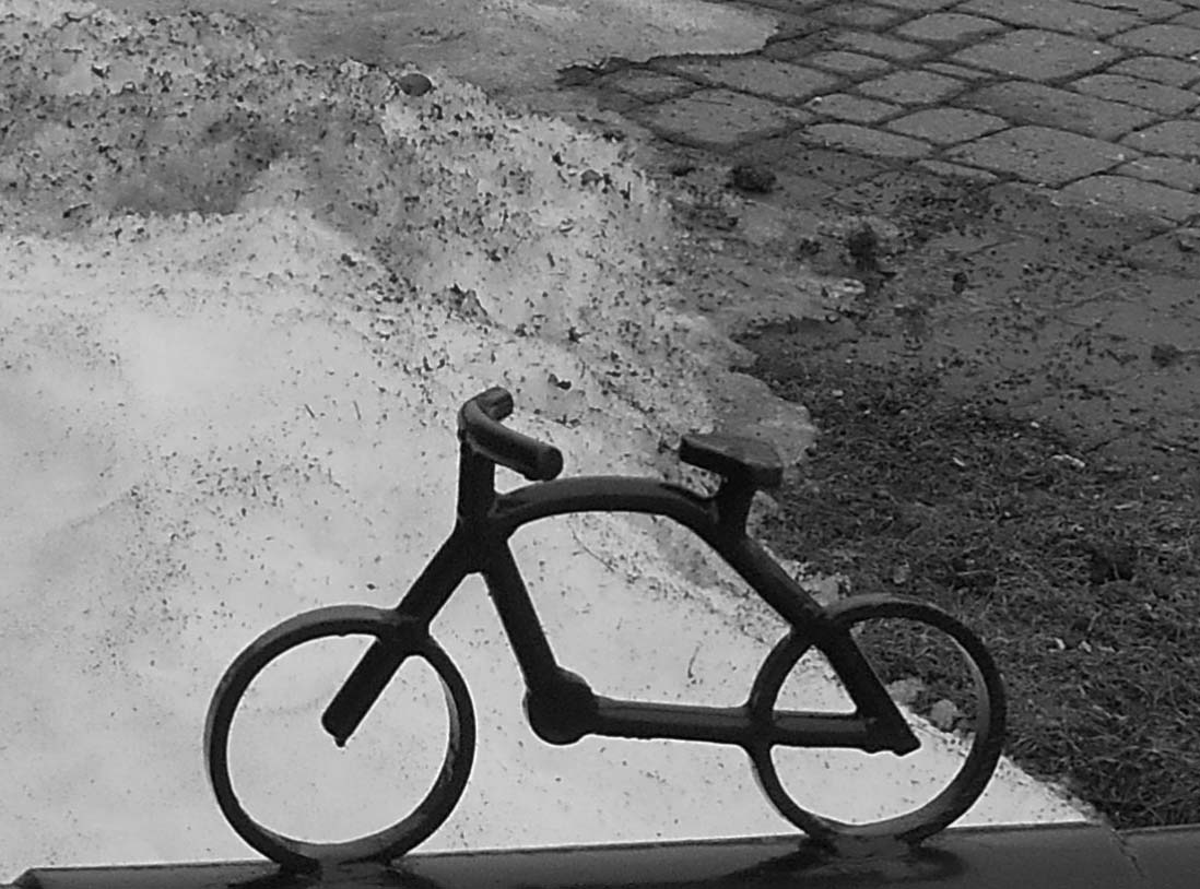 Bike Rack Decoration of a bike